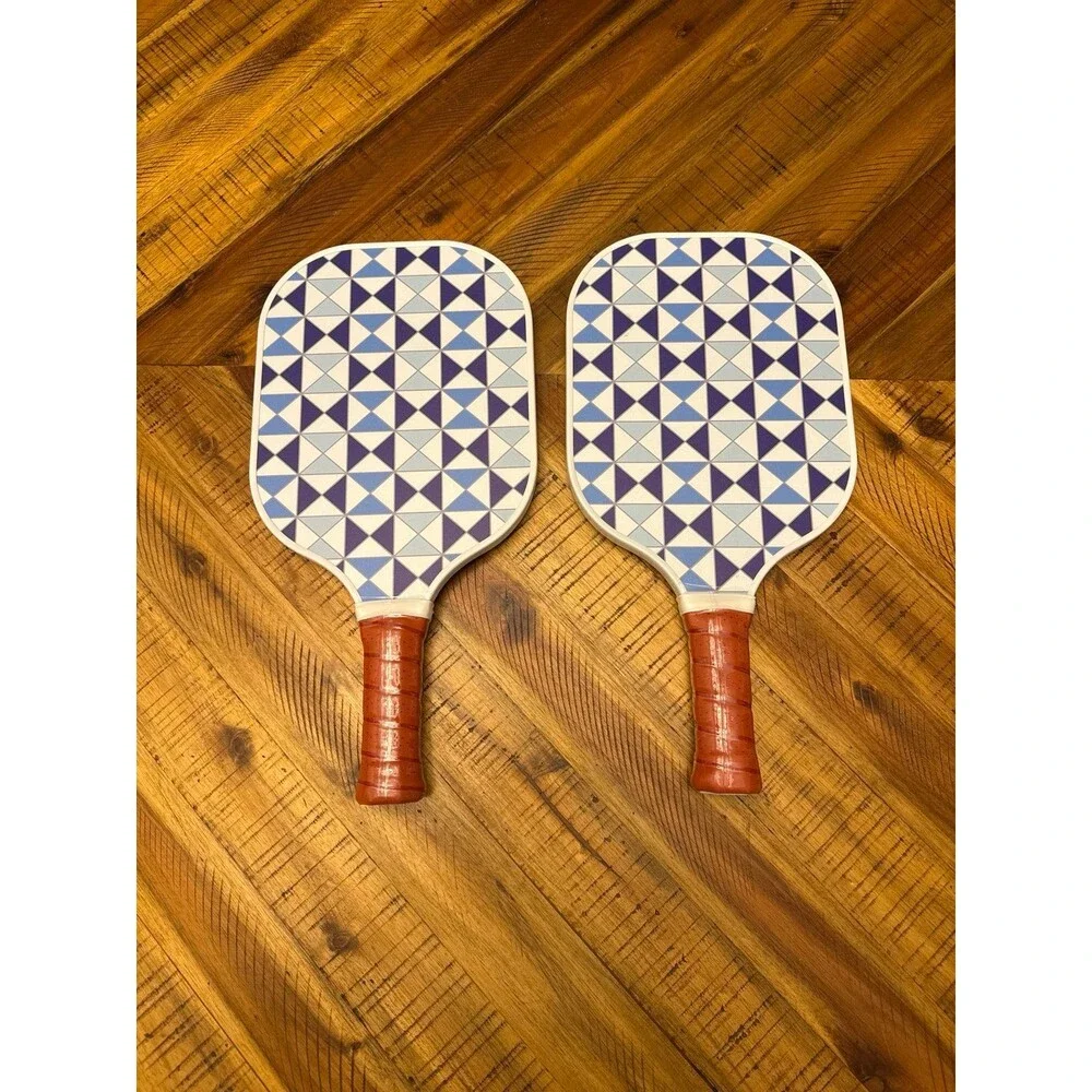Jonathan Adler Sorrento Pickleball Set NWT 2 Paddles Covers Balls Box